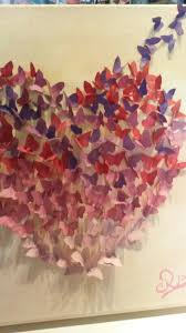 Corazon De Mariposas Butterflies Heart Origami Lei Necklace Jewelry