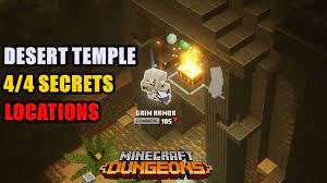 It's an area full of skeletons, wraiths, and. 4 4 Desert Temple Secrets Minecraft Dungeons Youtube