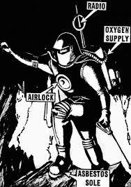 Drawing an astronaut might seem intimidating, but it's a fairly straightforward process as. Space Suit 1949 Wired