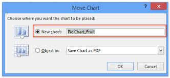 How To Export Save Charts As Pdf Files In Excel