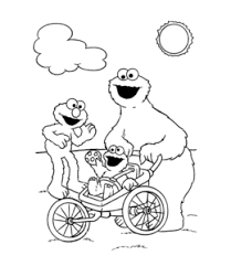 Download and print these printable of the cookie monster coloring pages for free. Cookie Monster Coloring Pages Playing Learning