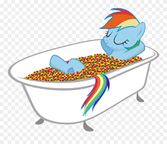 Check out our candy legs selection for the very best in unique or custom, handmade pieces from our shops. Bath Bathing In Food Bathtub Candy Crossed Legs Rainbow Dash Relaxing Clipart 181714 Pinclipart