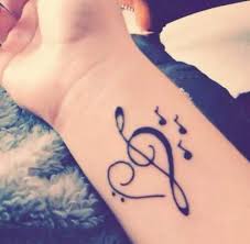 Music Symbol Tattoo Ink Youqueen Girly Tattoos Music Symbol Tattoo Music Tattoo Designs Music Tattoo Foot