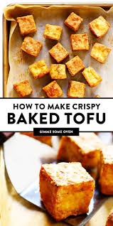 This 30 Minute Crispy Baked Tofu Recipe Is The Best It S Quick And Easy To Make Totally Customizable With Your Favorite Recipes Tasty Vegetarian Recipes Food