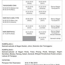 2019 hari keputeraan sultan kedah. Jadual Cuti Sekolah Oleh Kpm Sempena Deepavali 2019