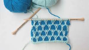 I found it on youtube. Two Color Mock Honeycomb Stitch The Blog Us Uk