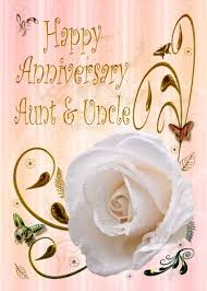 White Rose Happy Anniversary Card For Aunt And Uncle Card Ad Affiliate Happy Annivers Happy Anniversary Cards Birthday Cards For Friends Birthday Cards