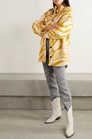 Isabel Marant Harvey Oversized Zebra Print Brushed Wool Jacket Net A Porter Com In 2020 Wool Jacket Zebra Print Print Brush