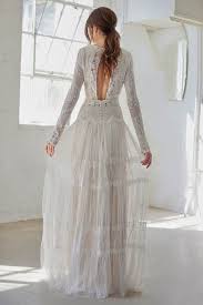 Vintage Boho Wedding Dress With Long Sleeves High Neck Etsy High Neck Wedding Dress Lace Wedding Dress Vintage Vintage Wedding Dress Boho