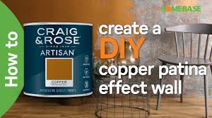 how to create a diy copper patina effect wall craig rose paint homebase