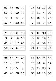 Hier könnt ihr einfach und kostenlos bingo scheine zum ausdrucken erstellen. 1x1 Bingo Spiele Grundschule Bingo Lernstrategien