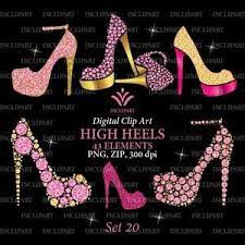 Shoe Clipart Png Rose Gold Ladies Girls Bridal High Heel Clipart Fashion Clipart Wedding Party Clipart Instant Download Business Use Shoes Clipart Fashion Clipart Clip Art