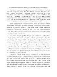 Check spelling or type a new query. Essay Peran Mahasiswa