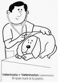 Este dibujo de guirnalda de papel picado es el regalo ideal para tu mamá o tu papá a condición de que lo personalices. Profesiones En Ingles Lista Completa Pdf S Imagenes 2019 Oficios Y Profesiones Profesiones Para Ninos Veterinaria Dibujo