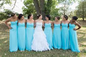 Malibu Blue Wedding Bridesmaid Dresses Sparkly Elegant Wedding Dress Bride Bridal Party Wedding Wedding Bridesmaid Dresses Wedding Bridesmaids Dresses Blue