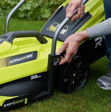 I once had a 20v push mower engine battery pack. Small Lawn This Ryobi Battery Powered Lawn Mower Will Do The Job