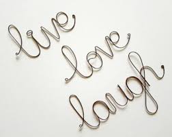 Live Love Laugh Sign Wall Decoration Word Art Sign Live Love Laugh Wall Sign Inspirational Sign Wire Art Rustic Home D Word Art Sign Wire Sign Wall Signs