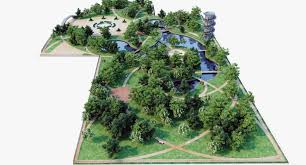 Landscape Park 3d Model Landscape 3d Model Park Landscape