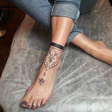 Mandalas Exquis De Sergey Anuchin Nouvelle Mode Tendance Ankle Bracelet Tattoo Tattoos Foot Tattoos