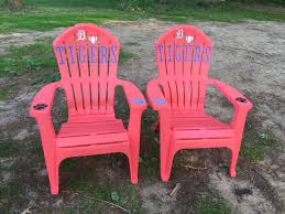 Diy Plastic Adirondack Chairs Detroit Tiger Cricut Vinyl For Stencils And Paint Markers Simple And Diy Furniture Update Stencil Furniture Plastic Furniture