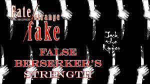 Fate Strange Fake | A Killer that Lacks A True Identity! False Berserker  Jack the Ripper's Power - YouTube