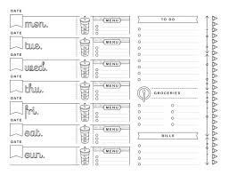 You may download and print multiple copies of these printable calendars, please ensure that the copyright text at the bottom remains intact. 8 5x11 Printable Planner Page Weekly Calendar Template Etsy Printable Planner Pages Planner Pages Weekly Calendar Template
