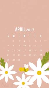 April2019 Calendar Iphone Wallpaper Calendar Wallpaper Iphone Background Wallpaper February Wallpaper