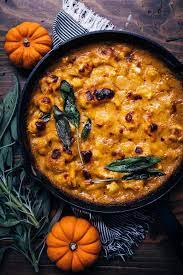 Pumpkin Cauliflower Gratin Well And Full Pumpkin Recipes Dinner Pumpkin Recipes Healthy Fall Dinner Recipes