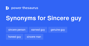 42 SINCERE GUY Synonyms