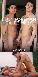 GayHoopla: Caleb Mills barebacks Leon Foreman's muscle butt | Fagalicious - Gay  Porn Blog
