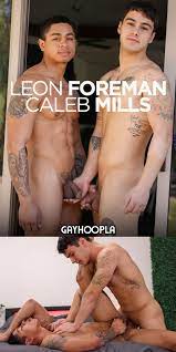 GayHoopla: Caleb Mills barebacks Leon Foreman's muscle butt | Fagalicious -  Gay Porn Blog