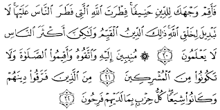 Zaalikad deenul qaiyimu wa laakinna aksaran naasi laa ya'lamoon. Tafsir Ibnu Katsir Surah Ar Ruum 7 Alqur Anmulia