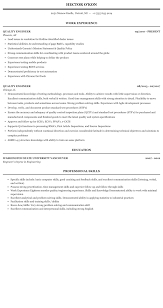 Check spelling or type a new query. Quality Engineer Resume Sample Mintresume
