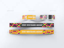 Download Event Wristbands Mock Up Wristband Design Festival Design Graphic Design Layouts