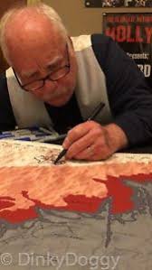 Details About Richard Dreyfus Signed Jaws Chum Chart Variant Gallery1988 2015 Anthony Petrie