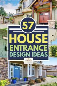 An overall design that effectively creates two 'wings' in place of two storeys 57 House Entrance Design Ideas Home Decor Bliss