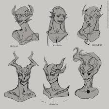 Demon Heads Concept Art By Telthona On Deviantart Fantasy Character Design Concept Art Drawing Creature Concept Art Drawing a demon art head video. demon heads concept art by telthona on