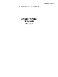 Des millions de tonnes déchets de polluent les mers et les cours d'eau, l'air devient de plus en plusirrespirable, la qualité de l'eau du robinet est très mauvaise dans certaines régions. Dictionnaire De Droit Ohada Pdf Action Finance Arbitrage