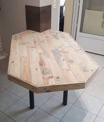 Table Cuisine En Bois De Palettes Avec Images Mobilier De Salon Cuisine Bois Meuble Palette