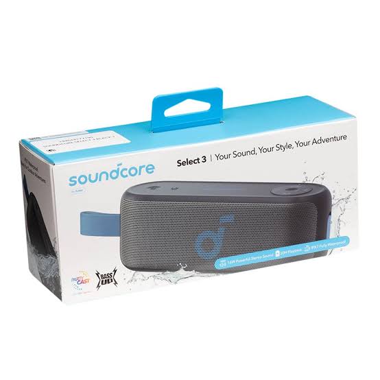 Soundcore by Anker Select 3 | Ultra-Portable Outdoor IPX7 Waterproof B