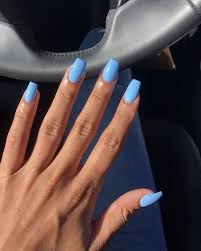 Acrylic nail art designs and ideas are very popular nowadays and all for the right reasons. Pin By Sweetie Joalin On Nails In 2020 Blue Acrylic Nails Simple Acrylic Nails Baby Blue Acrylic Nails