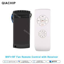 Ceiling fan lamp remote controller kit. Qiachip Ac 220v Wifi Smart Universal Ceiling Fan Lamp Remote Controller Kit Remote Adjust Speed Light App Remote Control Switch Remote Controls Aliexpress