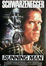 The running man remains as much fun to watch as it was back in 1987 and thanks to a perceived drop in. Running Man The Postertreasures Com Your 1 St Stop For Original Concert And Movie Poster S Vintage