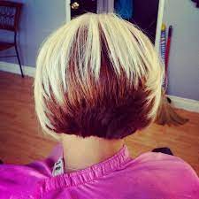 Two Tone Bob Hairstyle Hair Style Ideas Cool Hair Color Two Toned Hair Blonde Bob Hairstyles