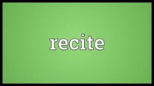 Flag code), the american legion, and the daughters of the american revolution all recommended changes to the pledge of allegiance intended to clarify its meaning when recited by immigrants. Recite Meaning Youtube