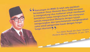 Peristiwa 13 mei 1969 merupakan satu peristiwa hitam dalam sejarah negara kita kerana ia melibatkan pertelingkahan berikut adalah merupakan matlamat utama dasar pembangunan nasional (dpn): Kegagalan Sebenar Dasar Ekonomi Baru Pak Din