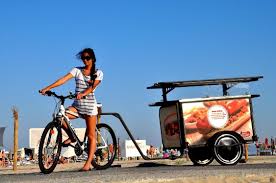 Hot Dog And Crepes Bicycle Business Idea Hot Dog Cart Hot Dogs Bike Food