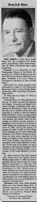 Dr Drue O D Ware (1915-1998)