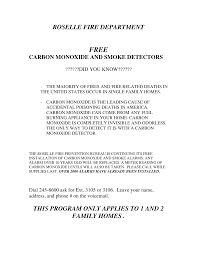 In 2016, local fire departments responded to an estimated 79,600 carbon monoxide incidents, or an average of nine such calls per hour. Https Www Boroughofroselle Com Content Pdf Roselle Fire Department Notice For Free Smoke Detectors Pdf