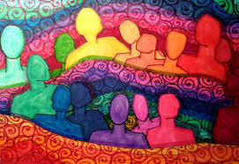 Colourful People Art Street Art Abstract